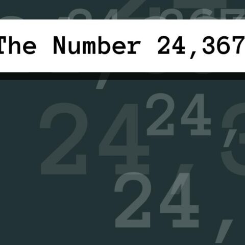 About The Number 24,367