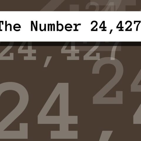 About The Number 24,427