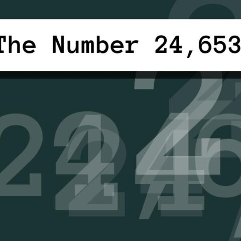 About The Number 24,653