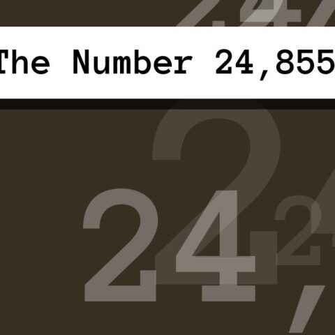 About The Number 24,855