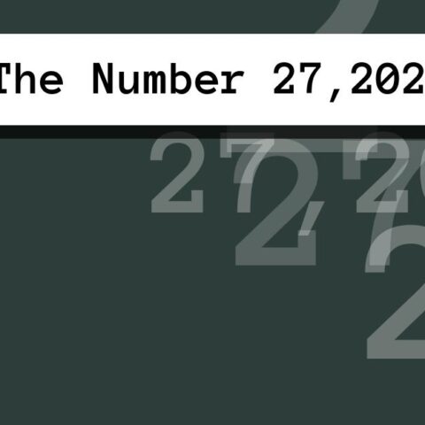 About The Number 27,202