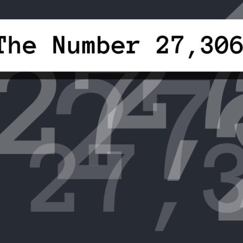 About The Number 27,306