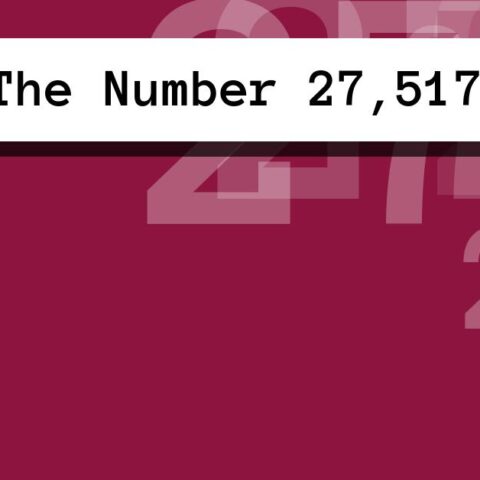 About The Number 27,517