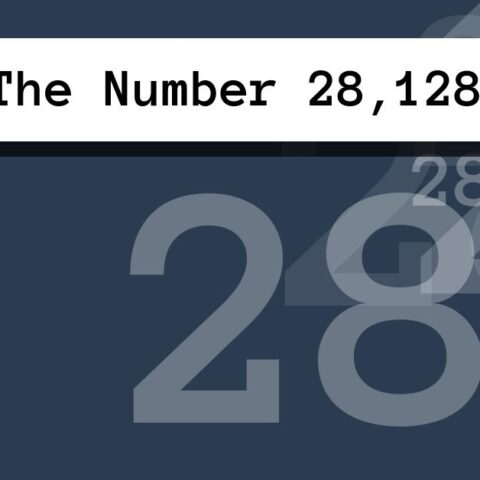 About The Number 28,128