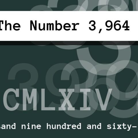 About The Number 3,964