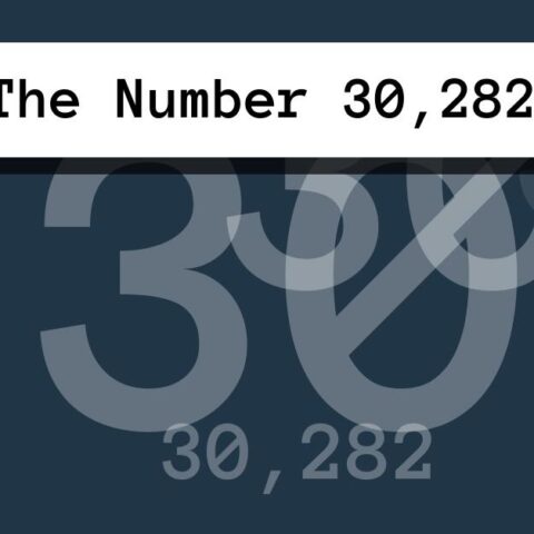 About The Number 30,282