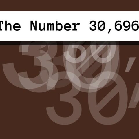 About The Number 30,696