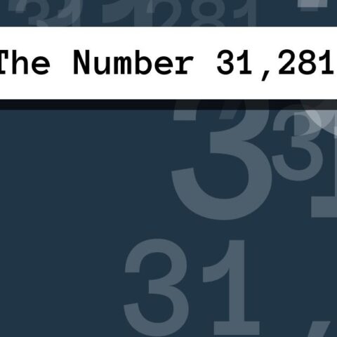 About The Number 31,281