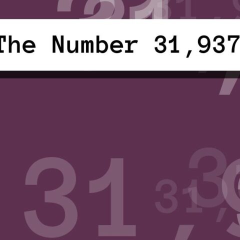 About The Number 31,937