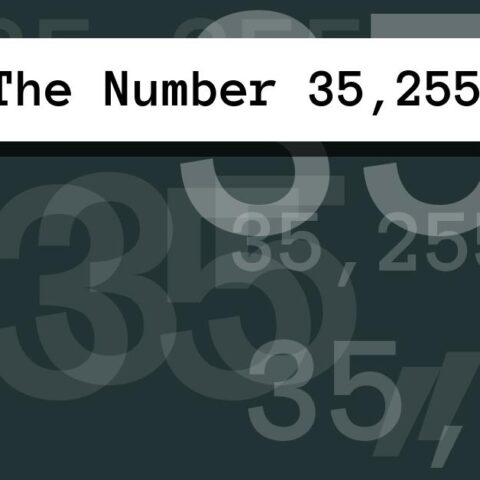 About The Number 35,255