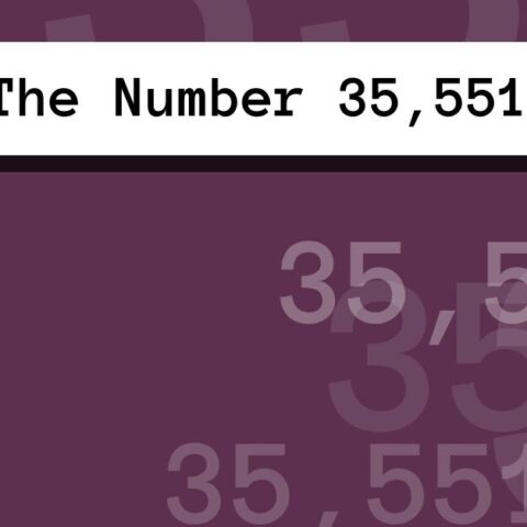 About The Number 35,551
