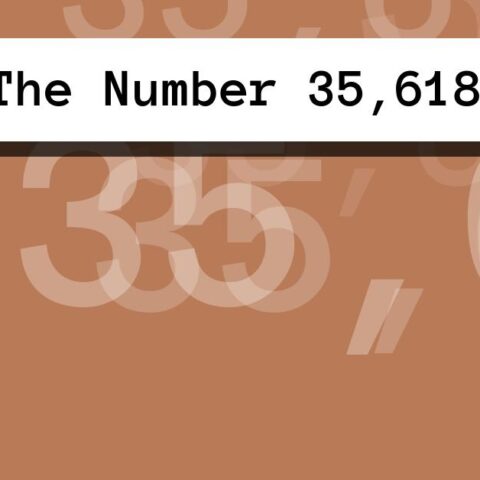 About The Number 35,618