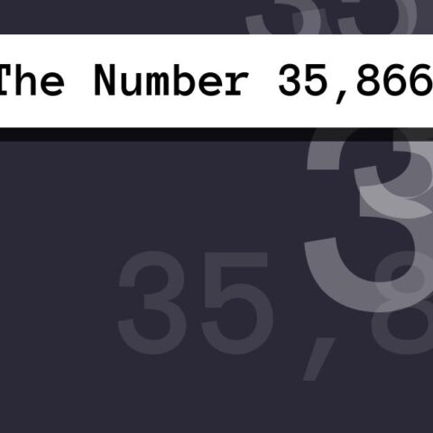 About The Number 35,866
