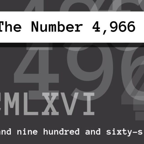 About The Number 4,966