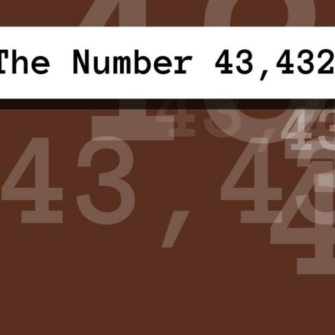 About The Number 43,432