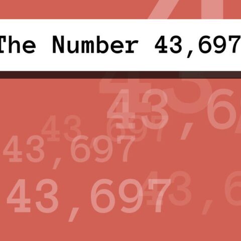 About The Number 43,697
