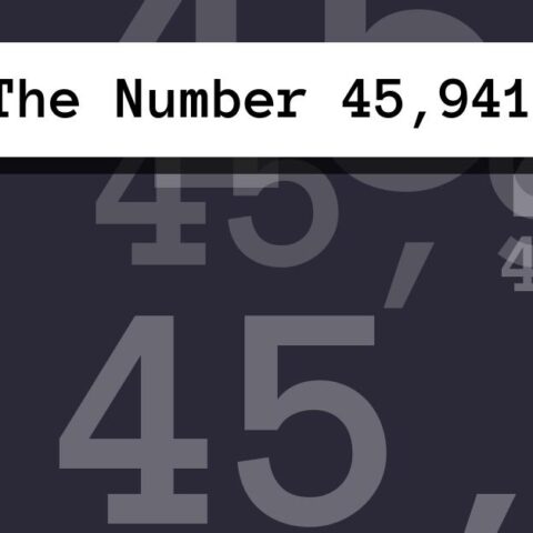 About The Number 45,941