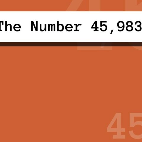 About The Number 45,983