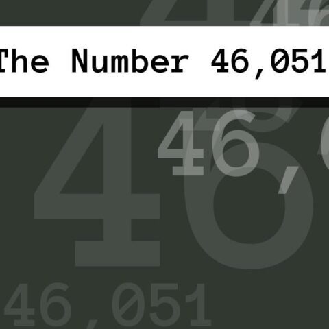 About The Number 46,051