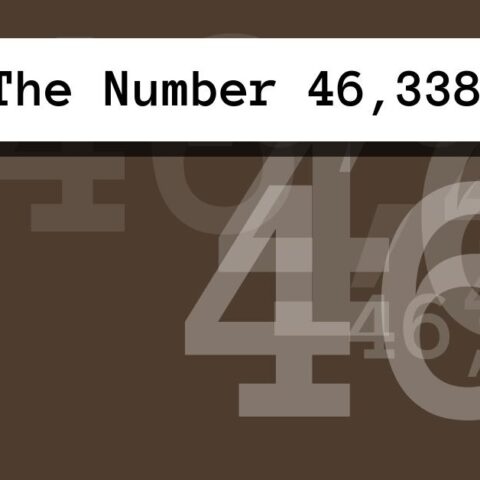 About The Number 46,338