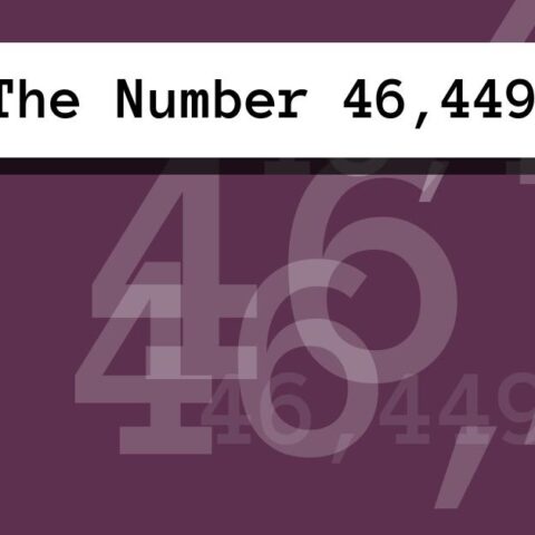 About The Number 46,449