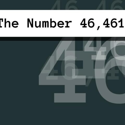 About The Number 46,461