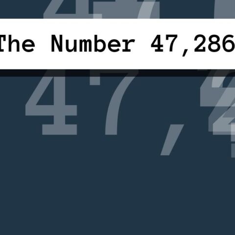 About The Number 47,286