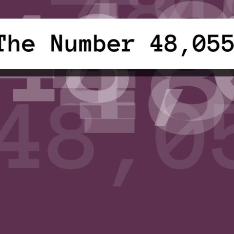 About The Number 48,055