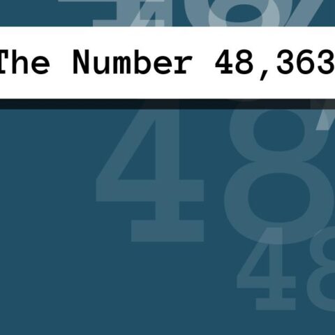About The Number 48,363