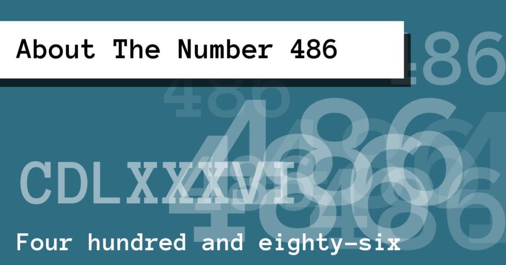 About The Number 486