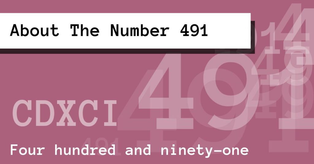 About The Number 491