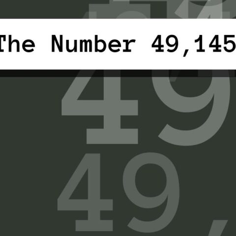 About The Number 49,145