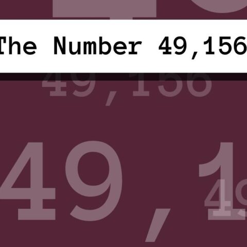 About The Number 49,156