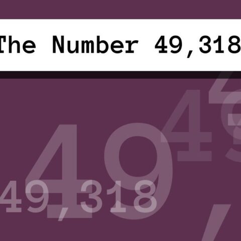 About The Number 49,318