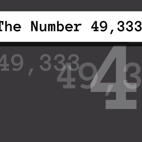 About The Number 49,333