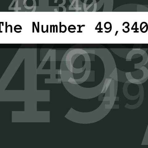 About The Number 49,340