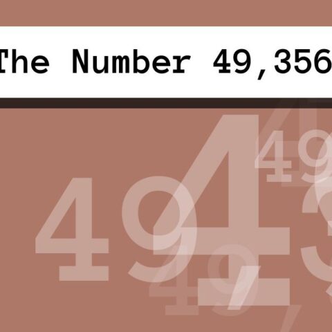 About The Number 49,356