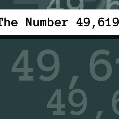 About The Number 49,619