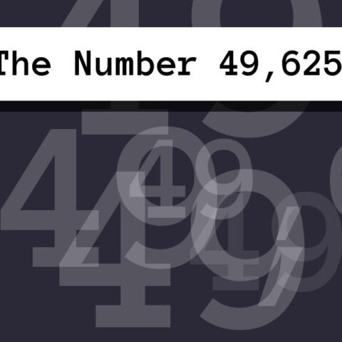 About The Number 49,625