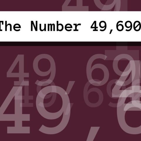 About The Number 49,690