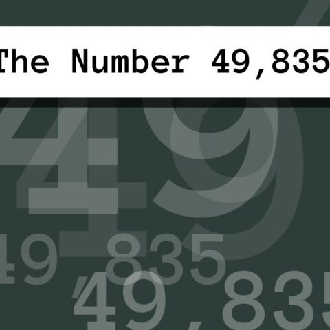 About The Number 49,835