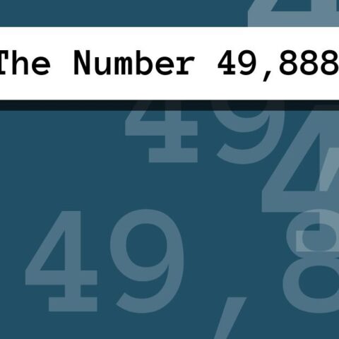 About The Number 49,888