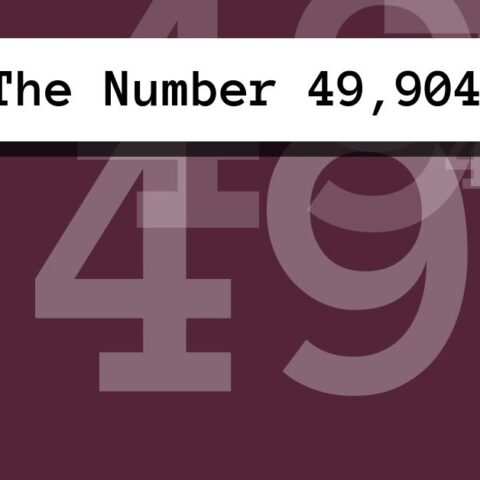 About The Number 49,904