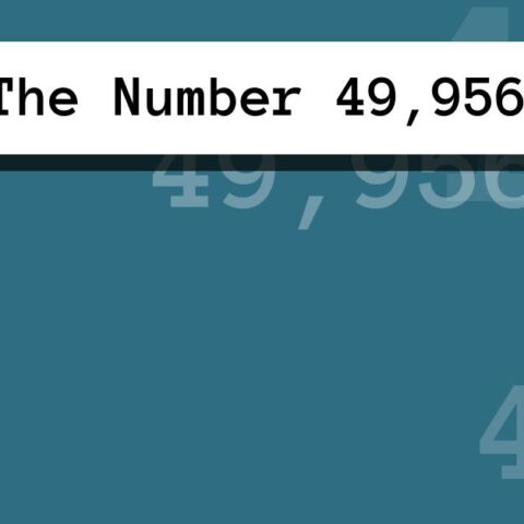 About The Number 49,956