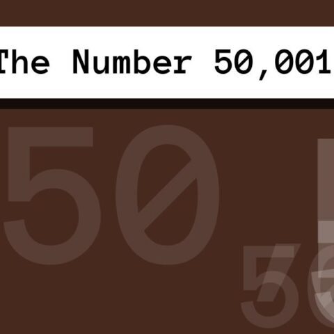 About The Number 50,001