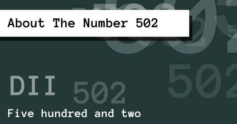 About The Number 502