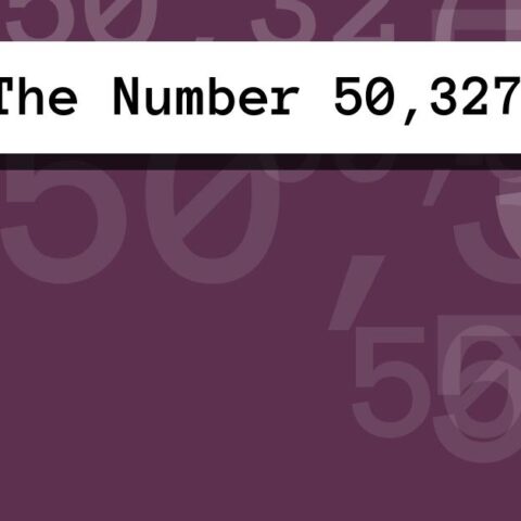 About The Number 50,327