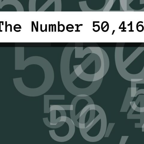 About The Number 50,416