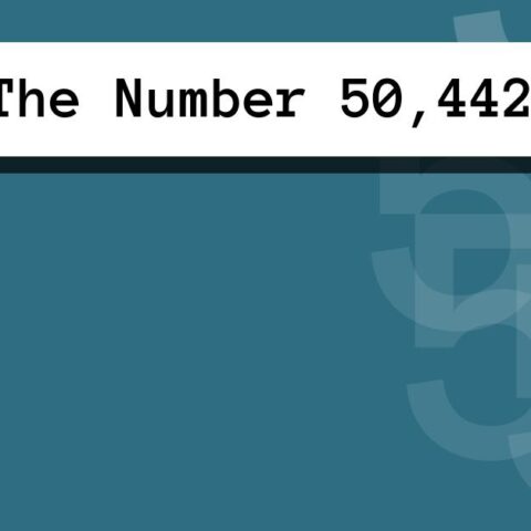 About The Number 50,442