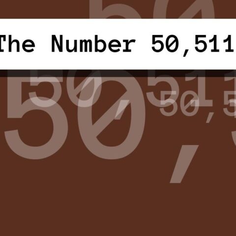 About The Number 50,511